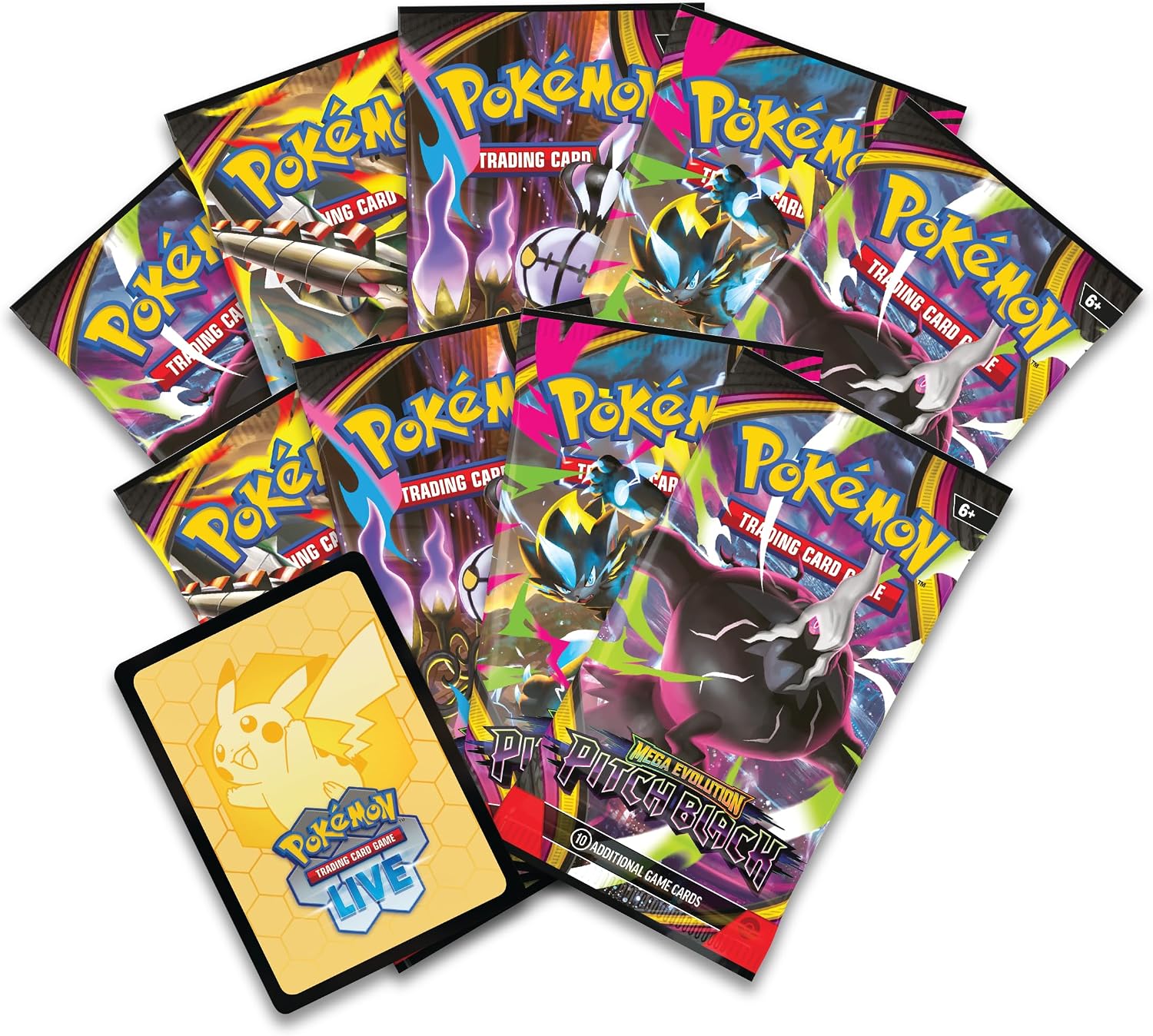 Pokémon TCG: Mega Evolution—Pitch Black Elite Trainer Box