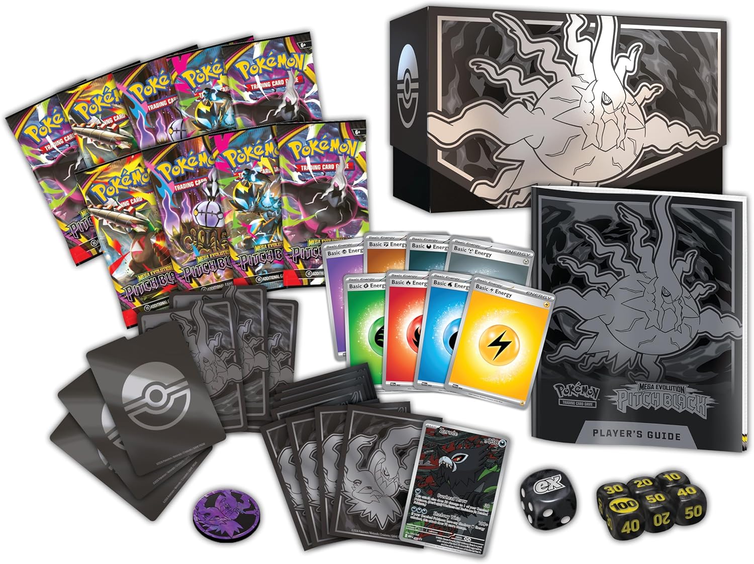 Pokémon TCG: Mega Evolution—Pitch Black Elite Trainer Box